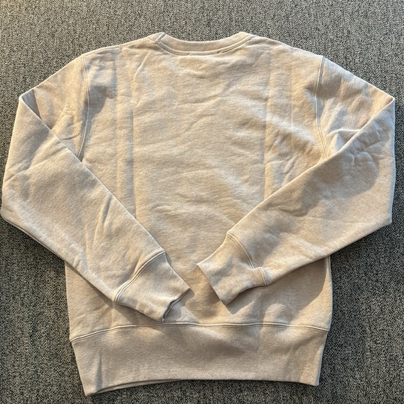 acne studios CREW NECK SWEATSHIRT - NWT- Unisex size small -  Oatmeal melange - Picture 7 of 10